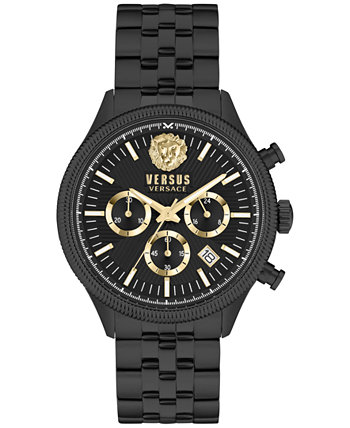 Мужские часы-хронограф Colonne с браслетом из нержавеющей стали с ионным покрытием 44 мм Versus Versace