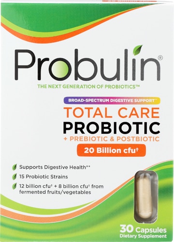 Пробиотик Probulin Total Care -- 20 миллиардов КОЕ -- 30 капсул Probulin