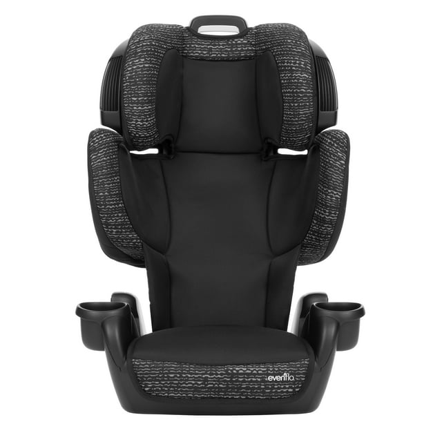 Evenflo GoTime LX Booster Car Seat (Chardon Black), 4 Years + Evenflo