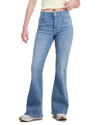 Женские джинсы Stevie из денима с высокой посадкой и расклешенными штанинами Lucky Brand