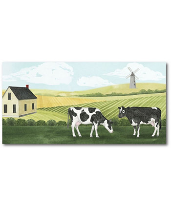 Коллекция «Дом на ферме II» - картины на холсте, завернутые в галерею - 14 "x 28" Courtside Market