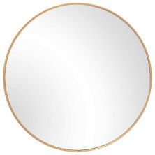 Slim Round Wall Mirror Unbranded