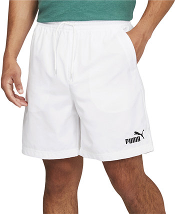 Мужские влагоотводящие шорты Essentials+ с вышитым логотипом длиной 7 дюймов и шнурком PUMA