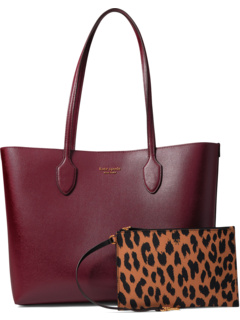 Большая сумка-тоут Bleecker Modern с леопардовым принтом и поп-принтом Kate Spade New York