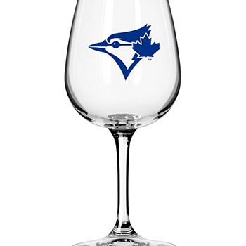 Toronto Blue Jays Logo 12oz. Stemmed Wine Glass Logo Brand