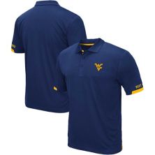 Men's Colosseum Navy West Virginia Mountaineers Big & Tall Santry Polo Colosseum