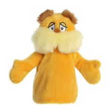 Aurora Medium Orange Dr. Seuss 10&#34; Lorax Hand Puppet Whimsical Stuffed Animal Aurora