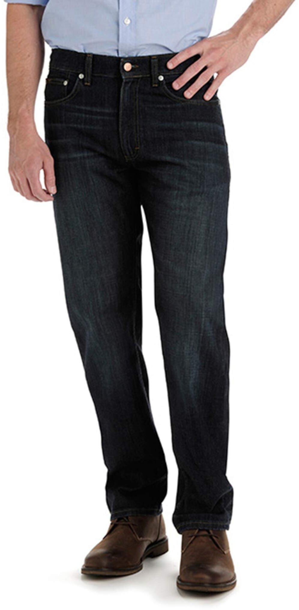 Свободные прямые джинсы для мужчин больших и высоких размеров на заказ LEE