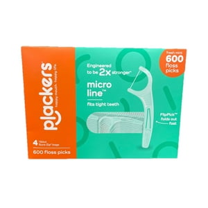 Plackers Micro Line Floss Picks, Fresh Mint (600 Count) Visit the Plackers Store