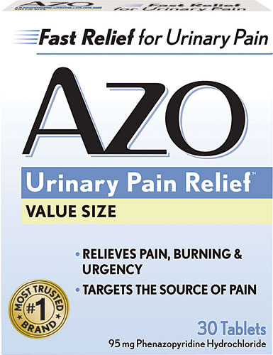 AZO Standard® Средство от боли при мочеиспускании -- 30 таблеток Azo