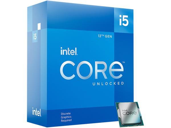 Intel Core i5-12600KF - Core i5 12th Gen Alder Lake 10-Core (6P+4E) 3.7 GHz LGA 1700 125W Desktop Processor - BX8071512600KF Intel