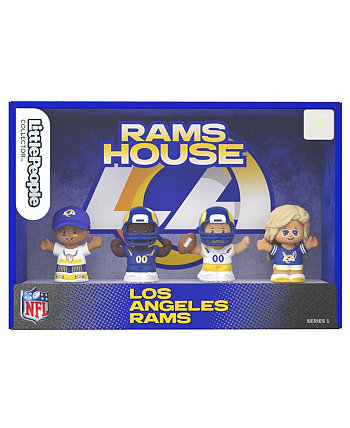 Коллекционный набор из четырех предметов Fisher-Price Los Angeles Rams НФЛ Little People