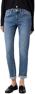 Mavi Women's Emma Mid Rise Slim Leg Boyfriend Jeans Mavi