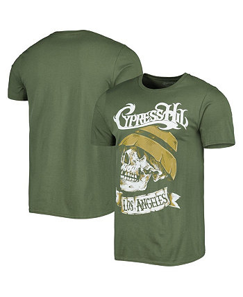Мужская и женская футболка Olive Cypress Hill с рисунком Philcos