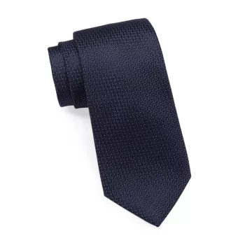 Жаккардовый шелковый галстук ISAIA