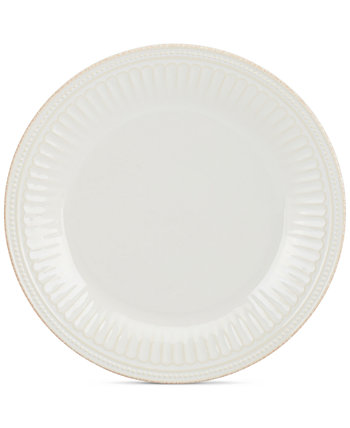 Столовая посуда Белая обеденная тарелка из керамогранита Perle Groove Lenox