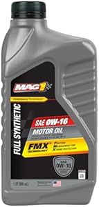 70178 Full Synthetic 0W-16 Motor Oil - 1 Quart (Pack of 6) Mag 1