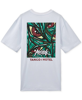 x Abstrk Men's Logo-Graphic T-Shirt TANGO HOTEL
