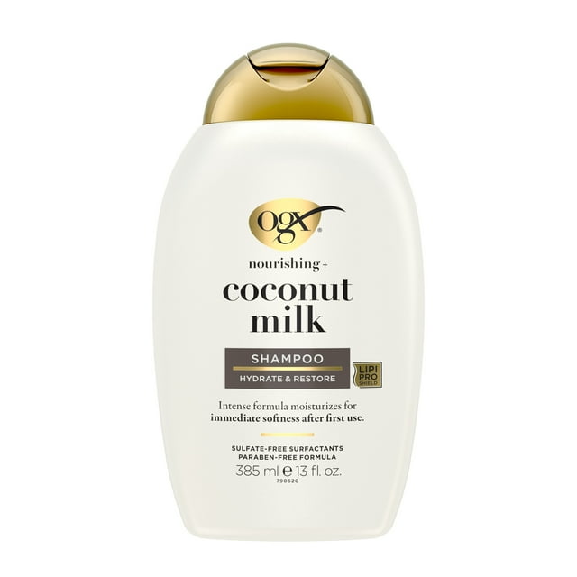 OGX Nourishing + Coconut Milk Moisturizing Hair Shampoo, 13 fl. oz OGX