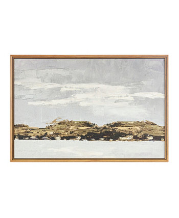 Картина на холсте в рамке «Туманное утро», 25,2 дюйма x 37,2 дюйма Martha Stewart