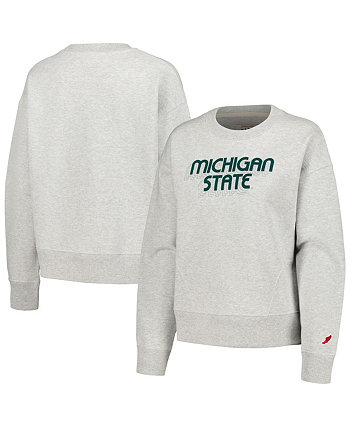 Женский пуловер свободного кроя Ash Michigan State Spartans League Collegiate Wear