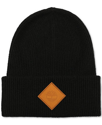 Мужская объемная шапка-бини с нашивкой-логотипом на манжетах Timberland