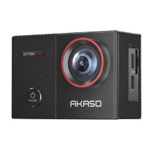 AKASO EK7000 Pro 4K Touch Screen Action Camera, Remote Control & Helmet Accessories Kit AKASO