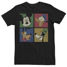 Мужская футболка Disney Mickey And Friends Classic Group с комиксами Disney