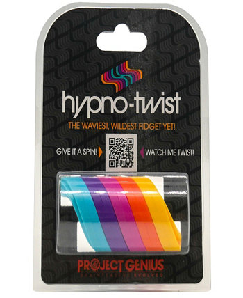 Гипнотическая игрушка-непоседа Hypno-Twist, скользите по разноцветным кольцам, образуя гипнотическую петлю, которая вращается снова и снова Project Genius