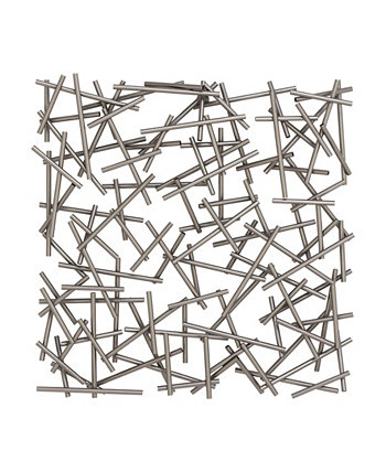 Большая современная скульптура оформления стены металла квадрата абстрактного искусства стиля CosmoLiving