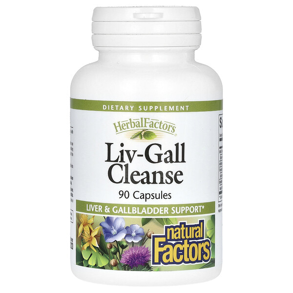 Liv-Gall Cleanse - 90 капсул - Natural Factors Natural Factors