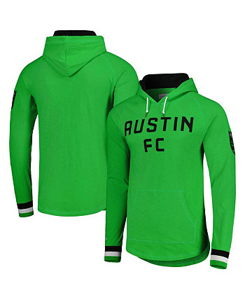Мужской зеленый пуловер с капюшоном Austin FC Legendary Slub реглан Mitchell & Ness