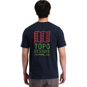 Маленькая футболка с оригинальным логотипом и короткими рукавами Topo Designs