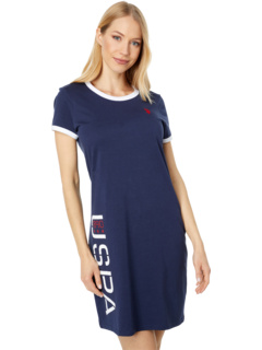 Платье Ringer с рисунком U.S. POLO ASSN.