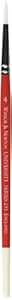 Winsor & Newton University Brush, Series 233 Round, SH #0, Red,white Winsor & Newton