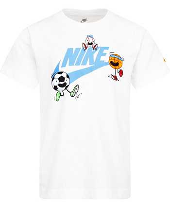 Футболка с персонажем Nikemoji для малышей Nike