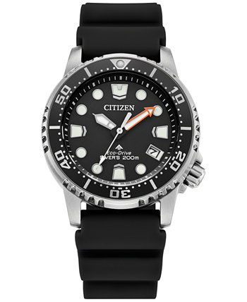 Часы унисекс Eco-Drive Promaster Dive с черным ремешком, 37 мм Citizen