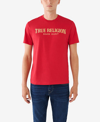 Мужская футболка с коротким рукавом и аркой True Religion