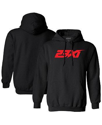 Мужской черный пуловер с капюшоном и логотипом 23xi Racing