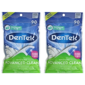 DenTek Triple Clean Floss Picks, 90 ea (Pack of 2) Visit the DenTek Store