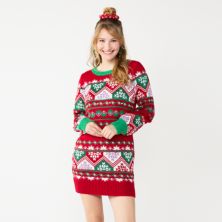 Женское платье-свитер Celebrate Togehter™ Holiday со снежинками Celebrate Together