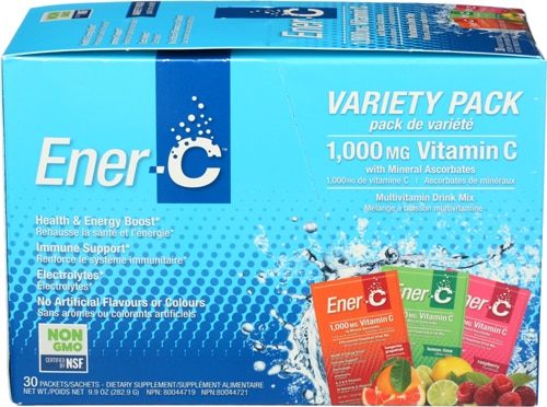 Витамин С Мультивитаминный Напиток - 1000 мг - 30 пакетиков - Ener-C Ener-C