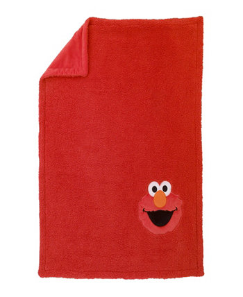Элмо шерпа одеяло с аппликацией Sesame Street