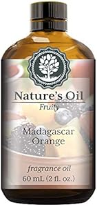 Madagascar Orange Fragrance Oil (60ml) For Diffusers, Soap Making, Candles, Lotion, Home Scents, Linen Spray, Bath Bombs, Slime Nature's Oil