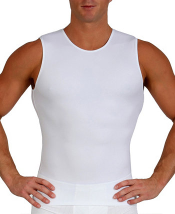 Мужская компрессионная рубашка без рукавов с круглым вырезом Power Mesh Instaslim