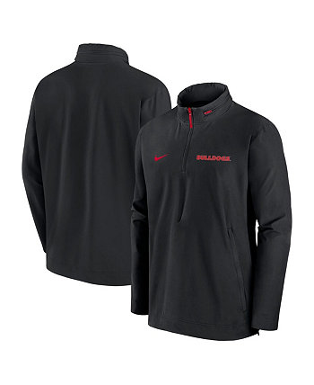 Мужское Худи Nike Georgia Bulldogs Sideline Coaches Quarter-Zip Jacket Nike