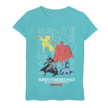Футболка DC Super Pets Superman Krypto Batman Ace для девочек 7–16 лет DC Comics