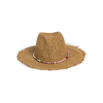 Beaded Straw Rancher Hat Hat Attack