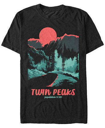 Мужская футболка с коротким рукавом Tonal Color Pop Park Twin Peaks