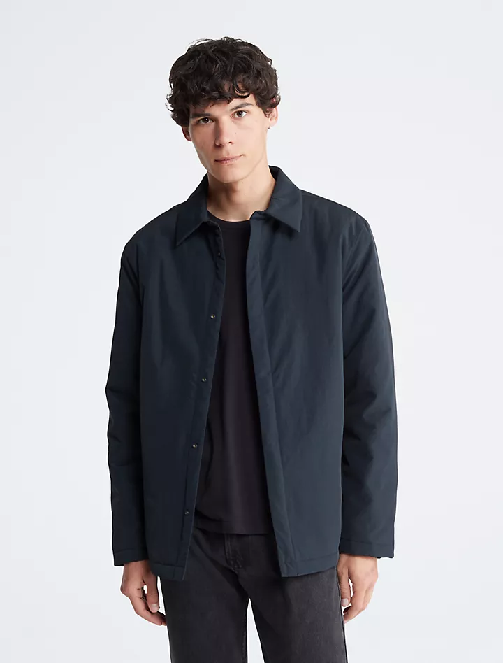 Нейлоновая куртка-рубашка Calvin Klein